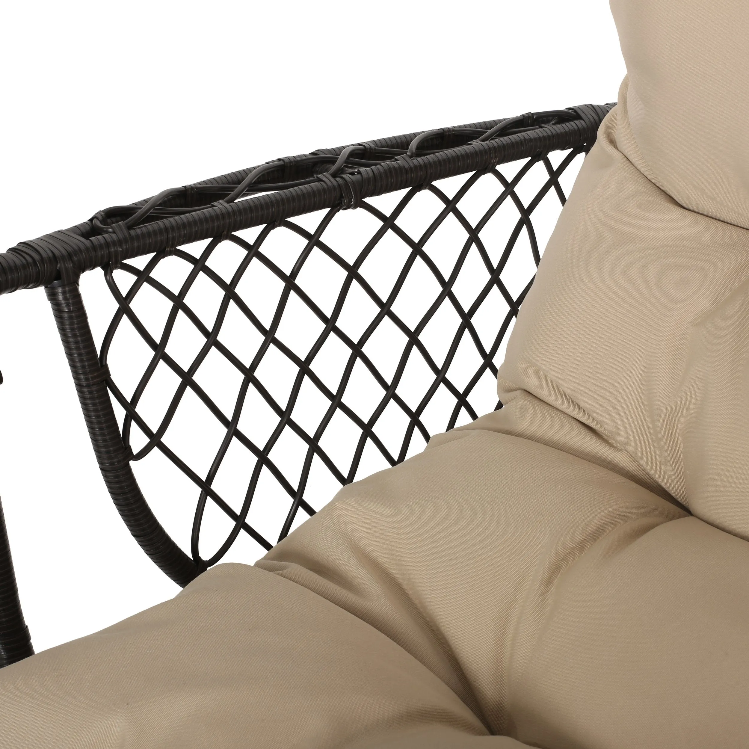 Wicker Hanging Chair with Cushion (Stand Not Included) - NH758113