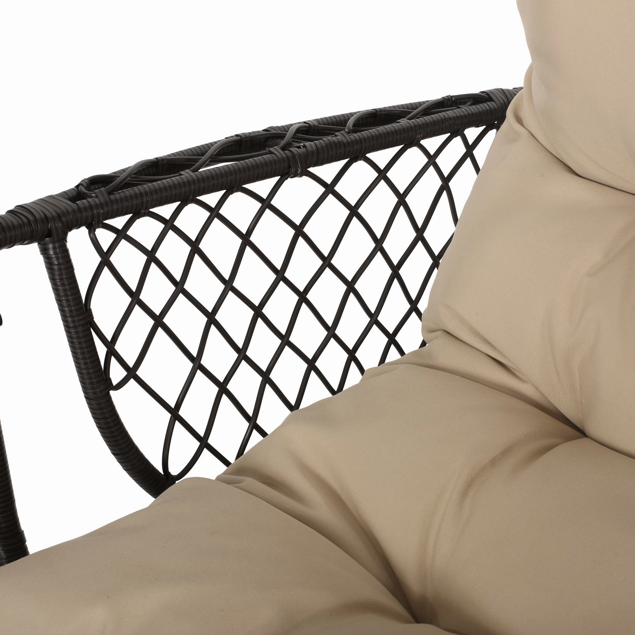 Wicker Hanging Chair with Cushion (Stand Not Included) - NH758113