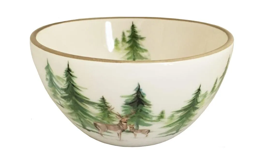 Wild Evergreen Dessert Bowl toilet seat cover, slow close seat