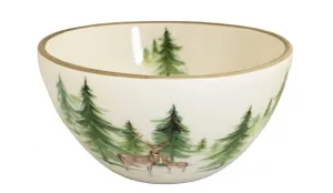Wild Evergreen Dessert Bowl toilet seat cover, slow close seat