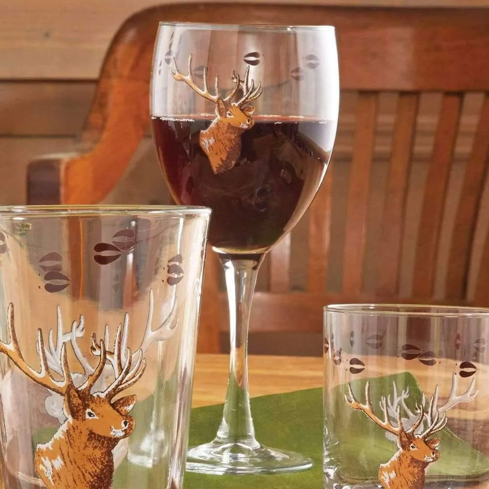 Wilderness Lodge Glassware w/ Bear