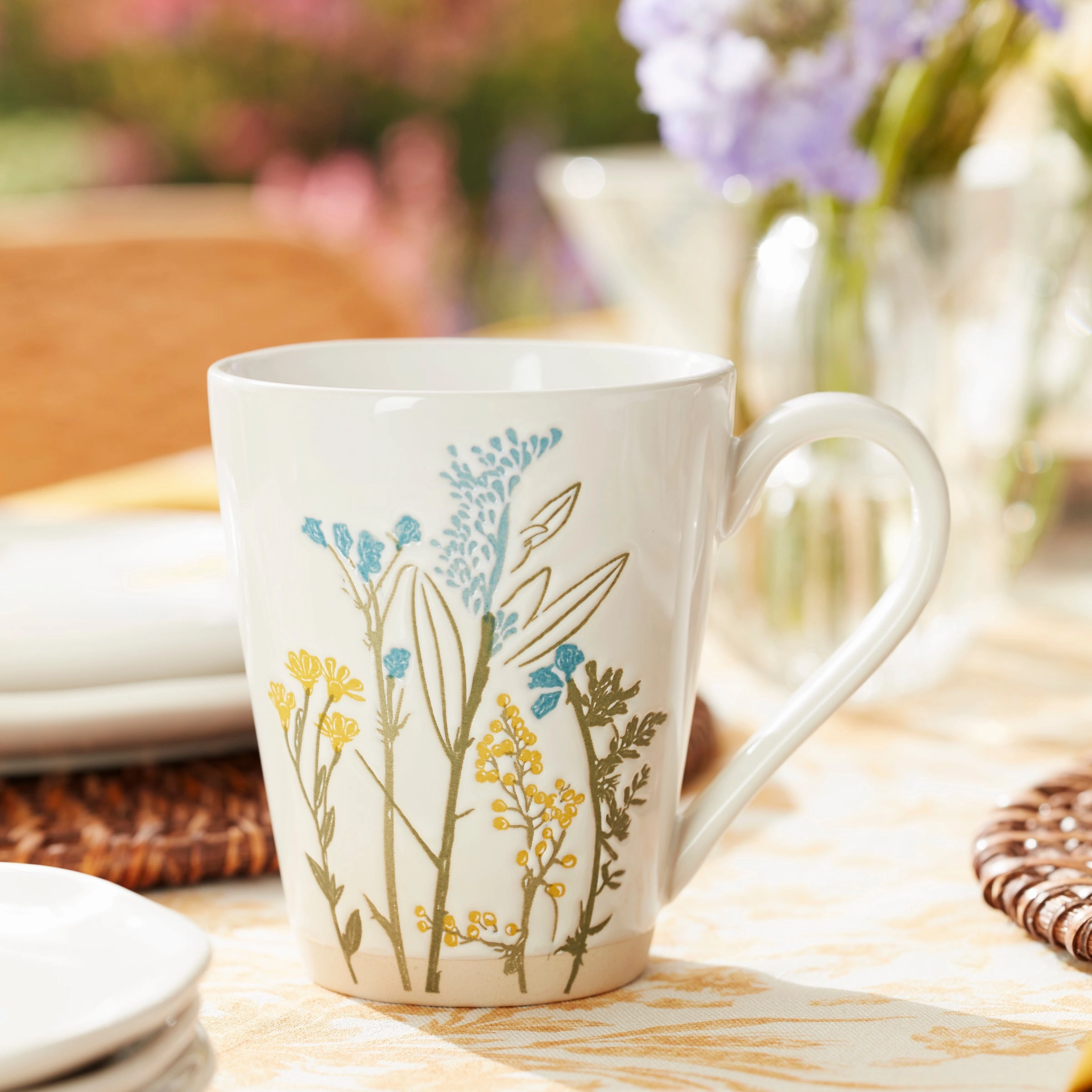 Wildflowers Mugs - Set of 4