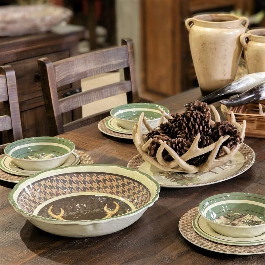 Wildlife Lodge Melamine Serving Bowl