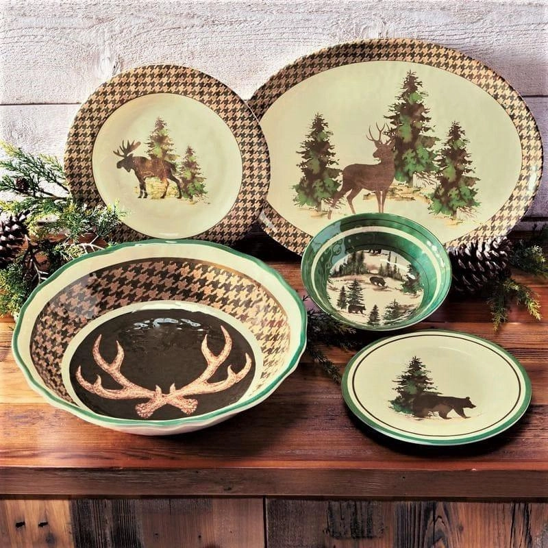 Wildlife Lodge Melamine Serving Platter
