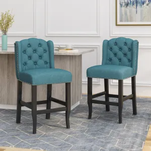 Wingback Counter Stool (Set of 2) - NH833113 bar stool, counter stool