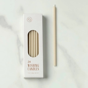 Wishing Candles Set Of 24 - Parchment