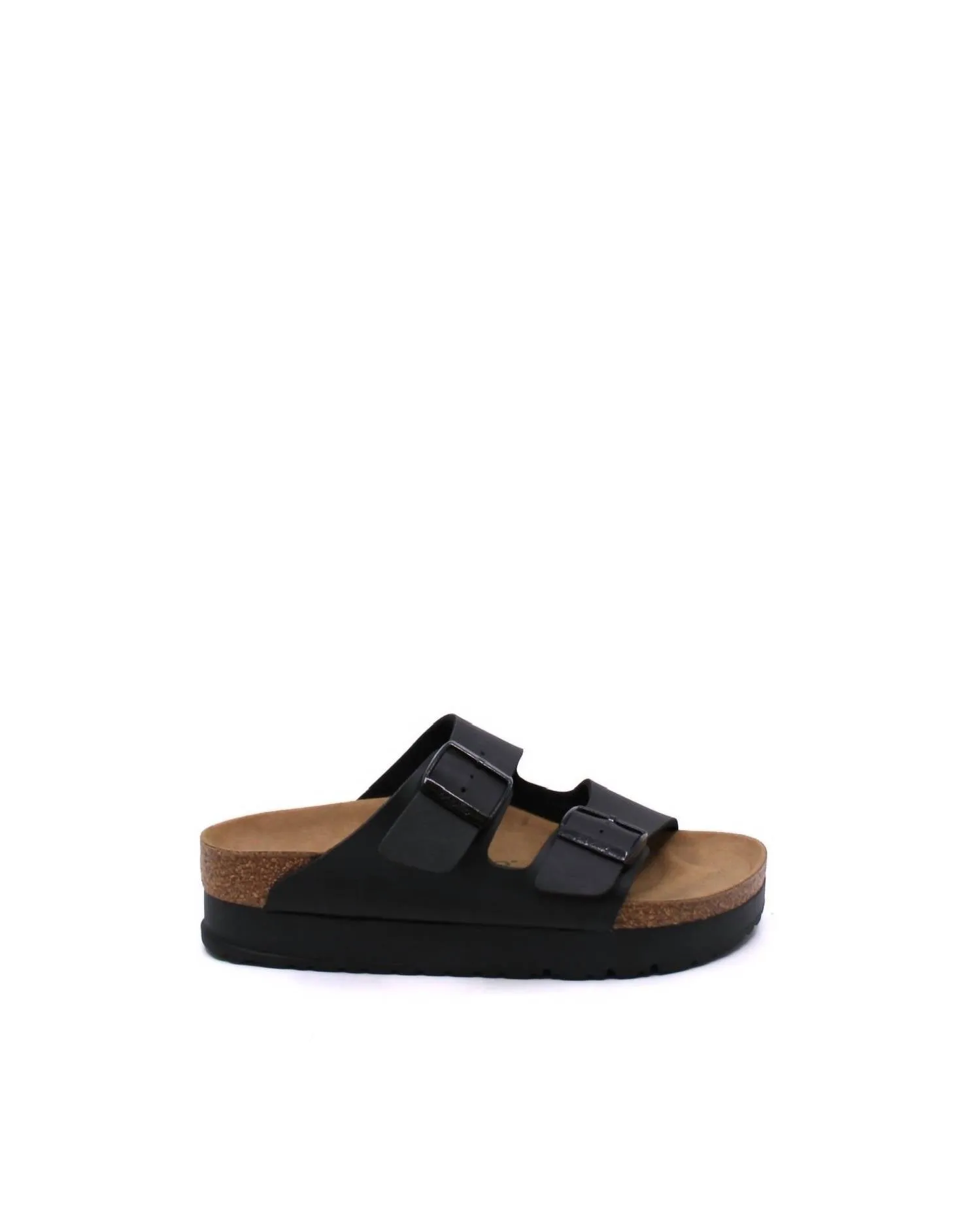 Women's Arizona Platform Vegan Sandals - Narrow In Black