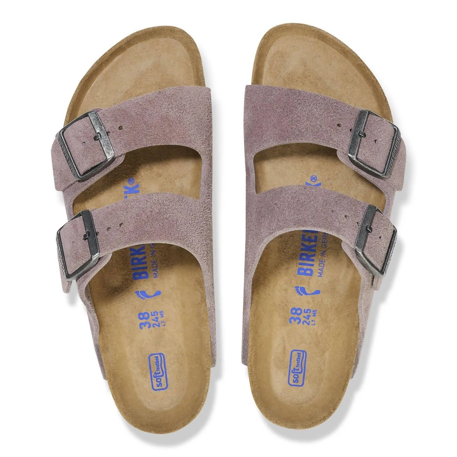 Women's Arizona Sfb Sandal - Narrow In Faded Purple Suede
