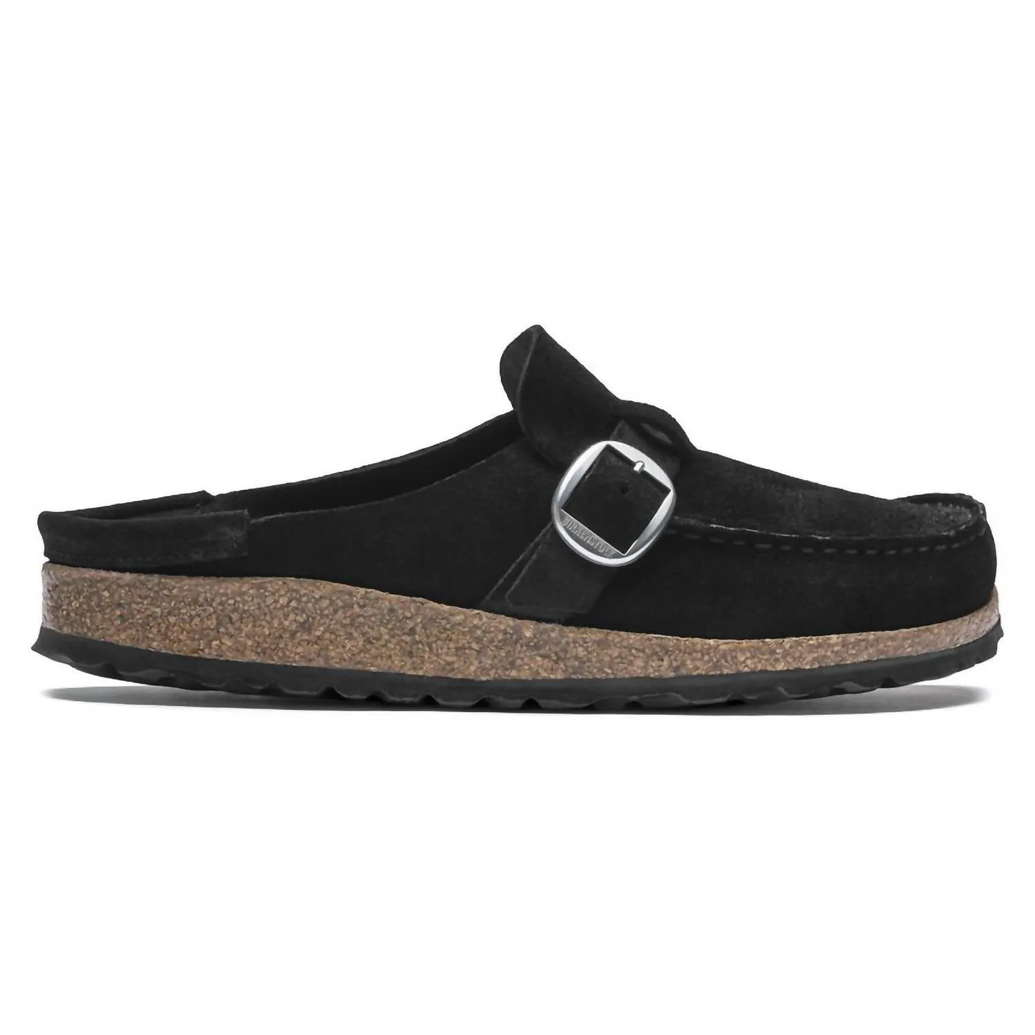 Women's Buckley Suede Leather Clog - Regular/wide In Black