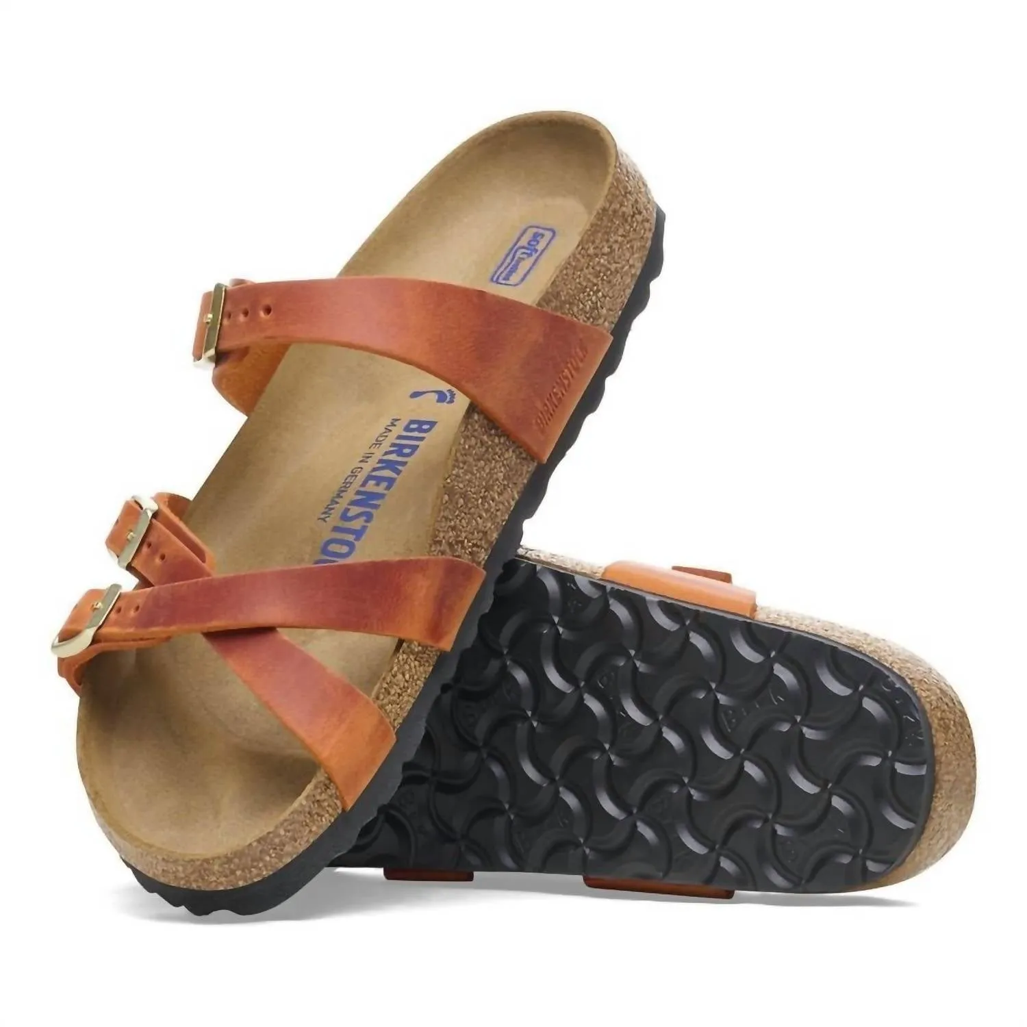 Women's Franca Sandal In Burnt Orange