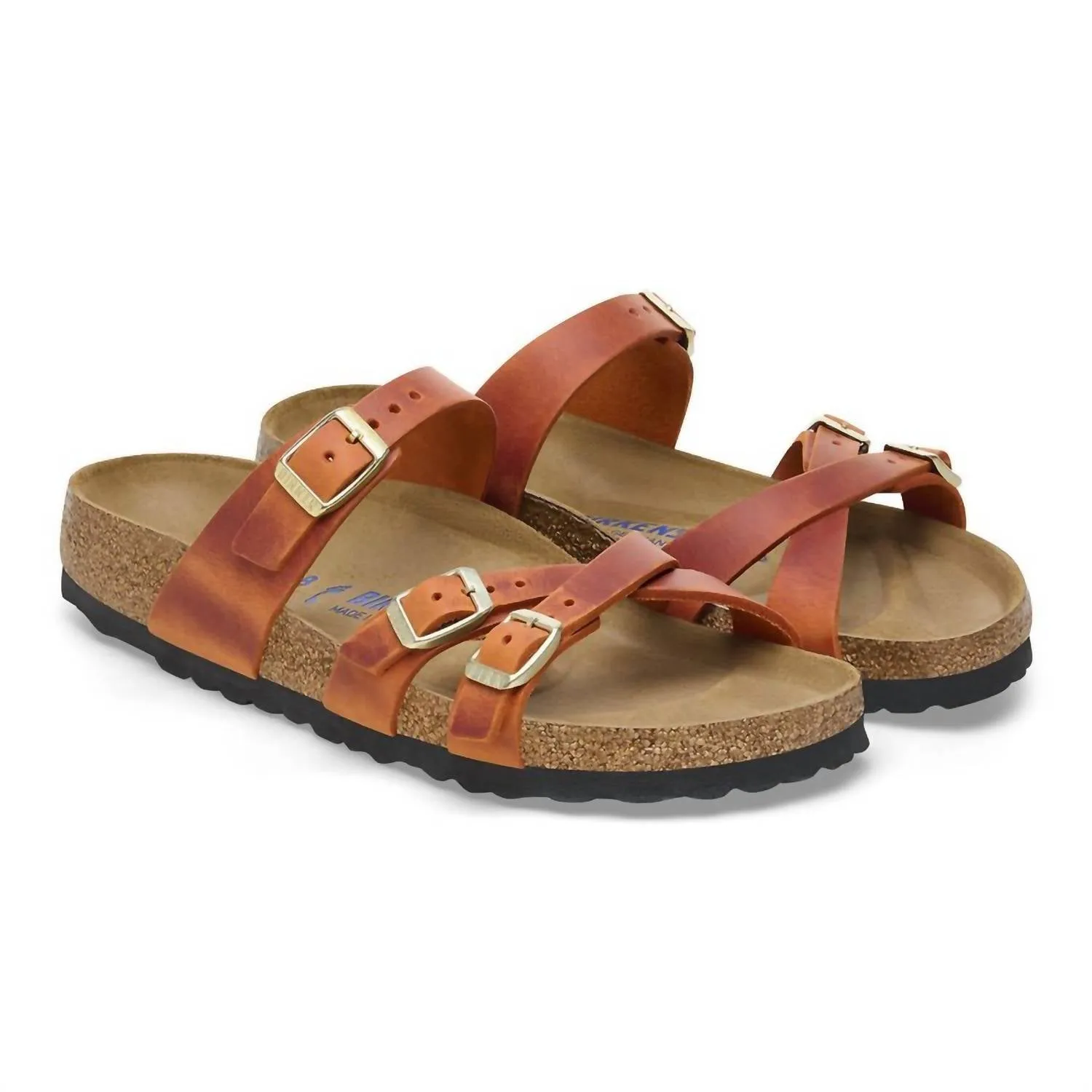 Women's Franca Sandal In Burnt Orange