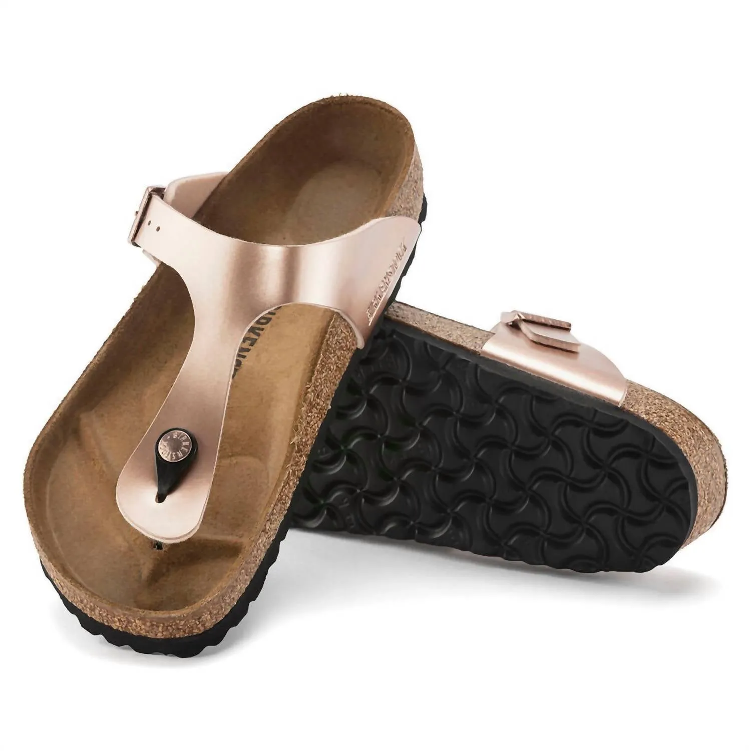Women's Gizeh Birko-Flor Original Footbed Sandal - Regular Fit In Copper