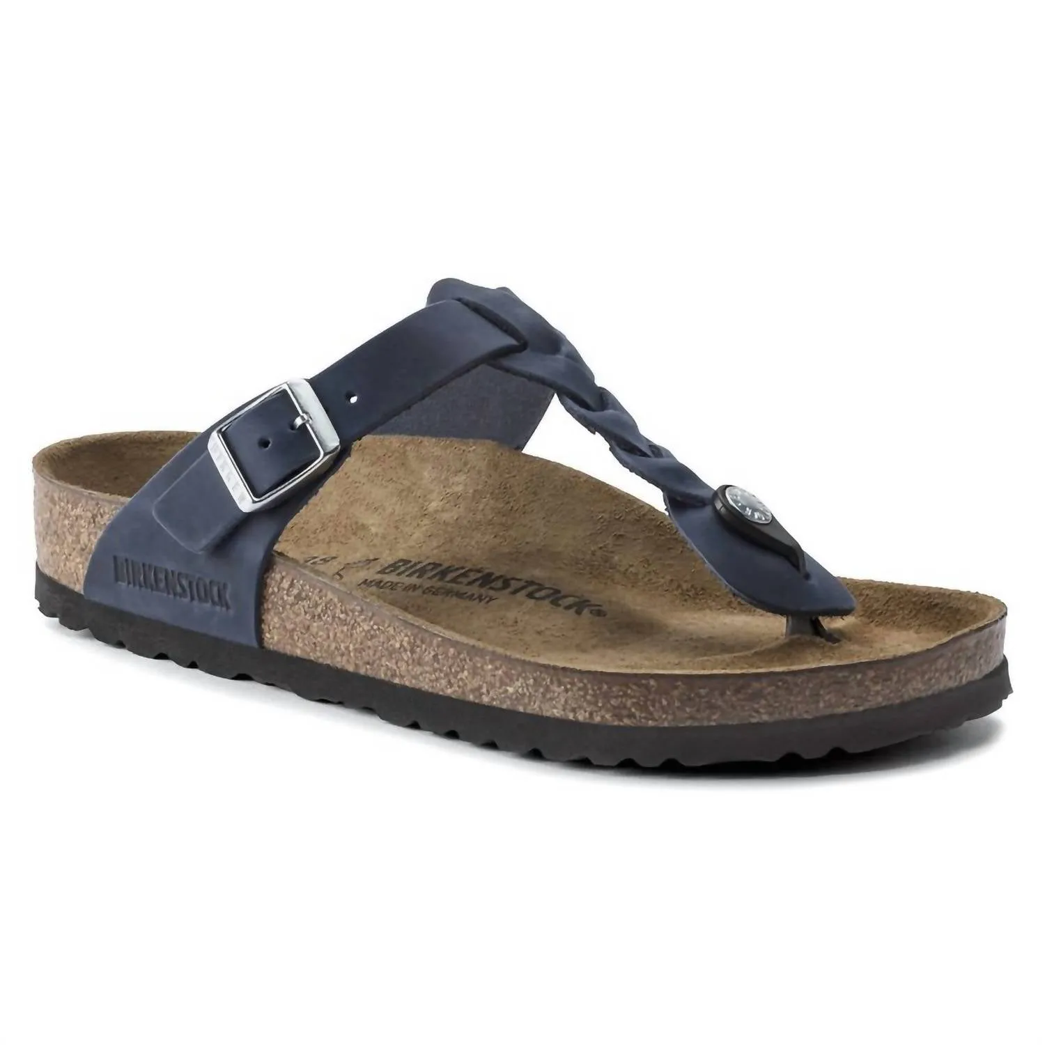 Women's Gizeh Braided Sandals In Navy