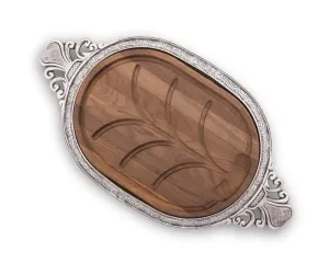 Wood & Pewter Provencal Carving Board toilet seat cover, slow close seat