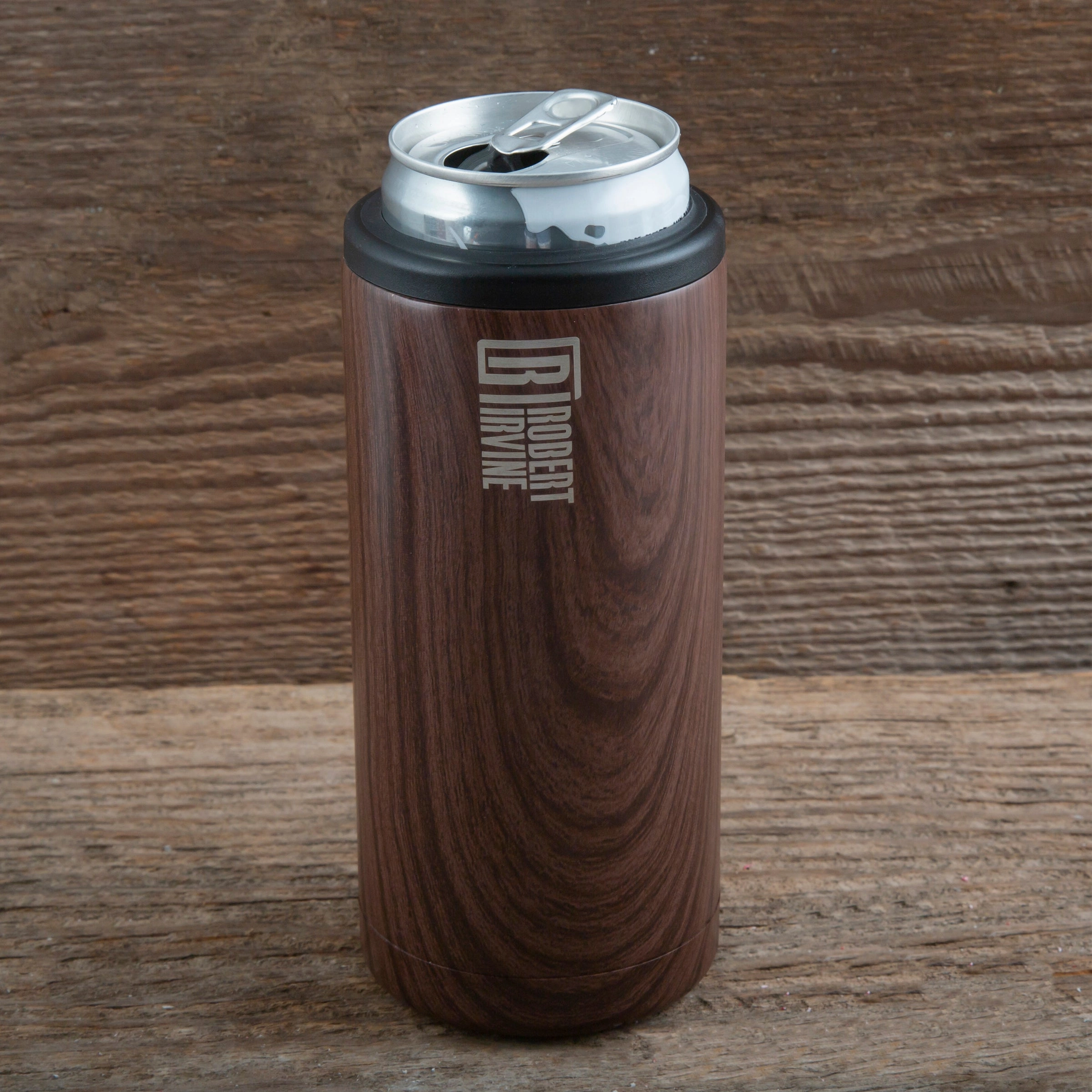 Wood Slim Coolers - Set Of 2