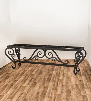 Wrought Iron Sofa Table Base euro sham, pillow shams