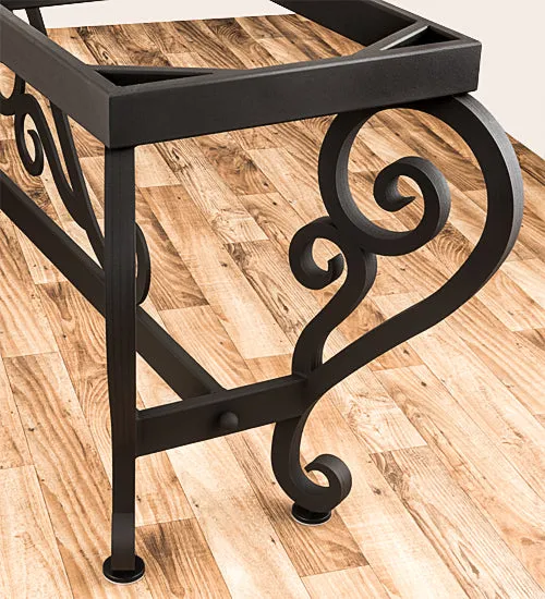 Wrought Iron Sofa Table Base