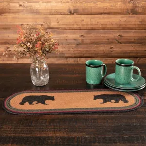 Wyatt Stenciled Bear Jute Table Runner blender, kitchen appliance
