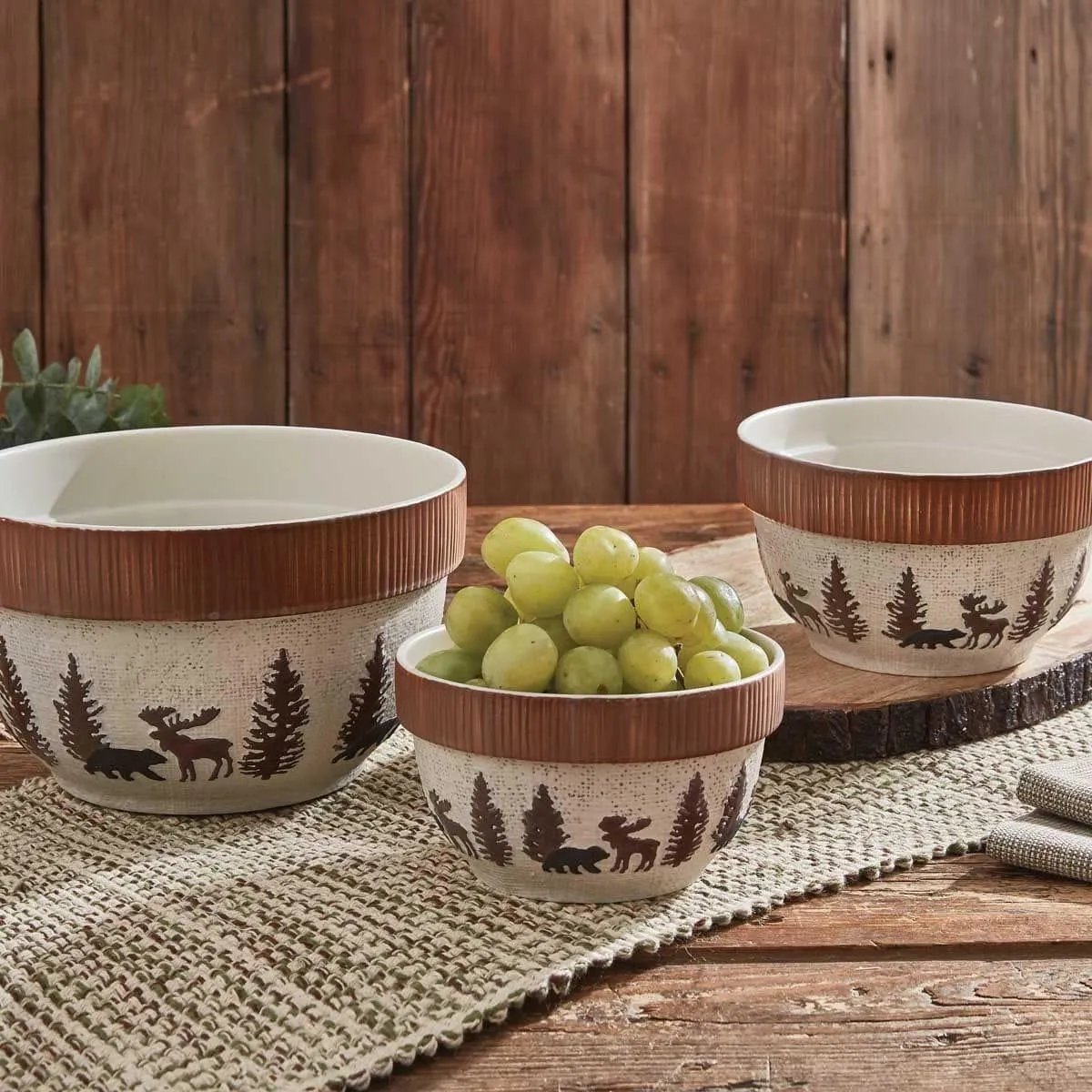 Yakutat Wildlife Mixing Bowl Set toilet seat cover, slow close seat